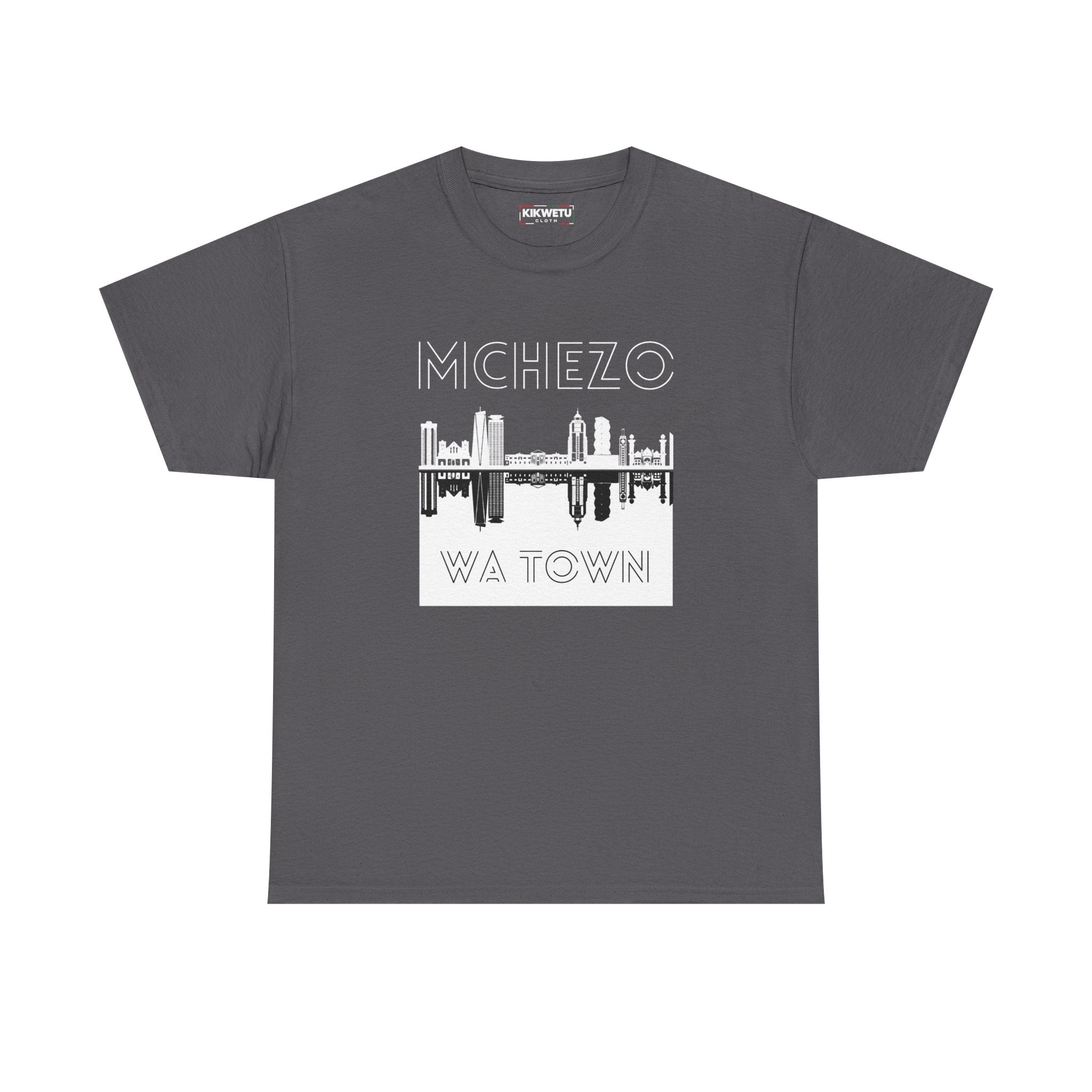 MCHEZO Wa Town T-Shirt – Urban Skyline Graphic Tee